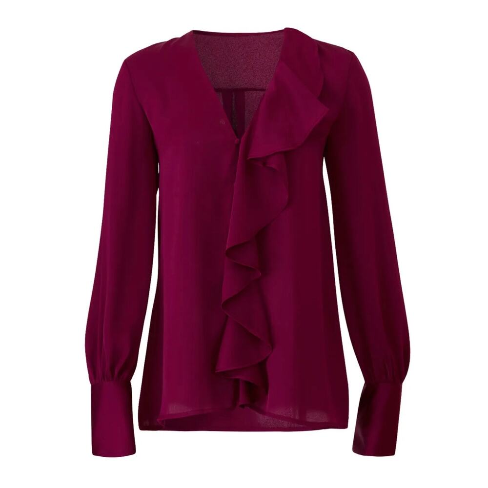 TJD The Jet Set Diaries Berry Nico Blouse S